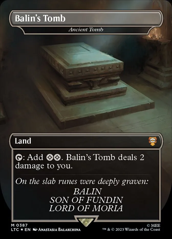 2023 Tales of Middle-earth Commander Ancient Tomb #387 mythic card image