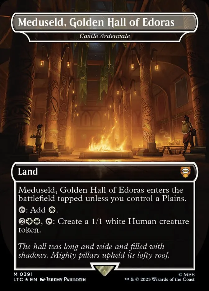 2023 Tales of Middle-earth Commander Castle Ardenvale #391 mythic card image