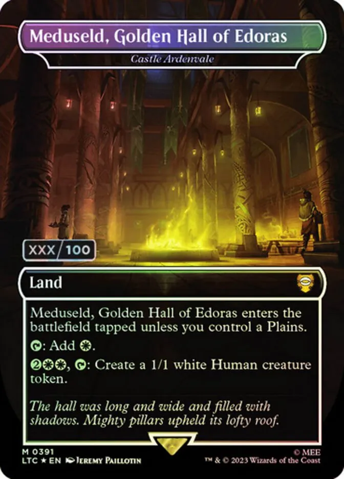2023 Tales of Middle-earth Commander Castle Ardenvale #391z mythic card image