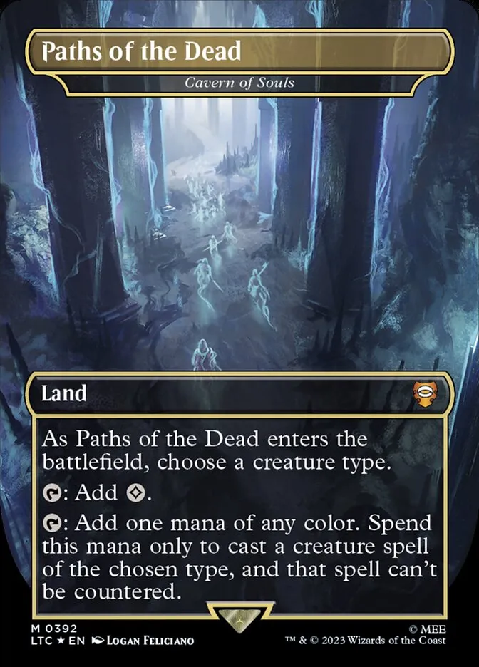2023 Tales of Middle-earth Commander Cavern of Souls #392 mythic card image