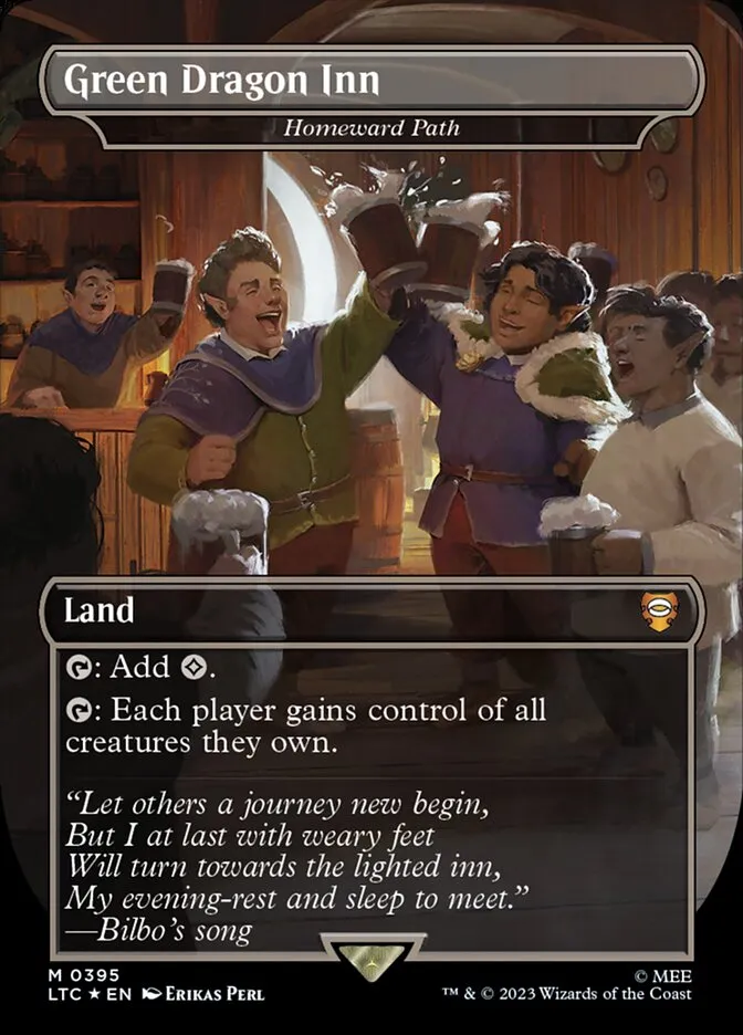 2023 Tales of Middle-earth Commander Homeward Path #395 mythic card image