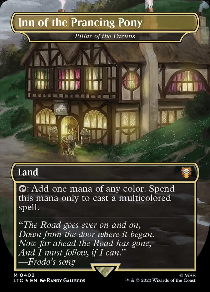 2023 Tales of Middle-earth Commander Pillar of the Paruns #402 mythic card image