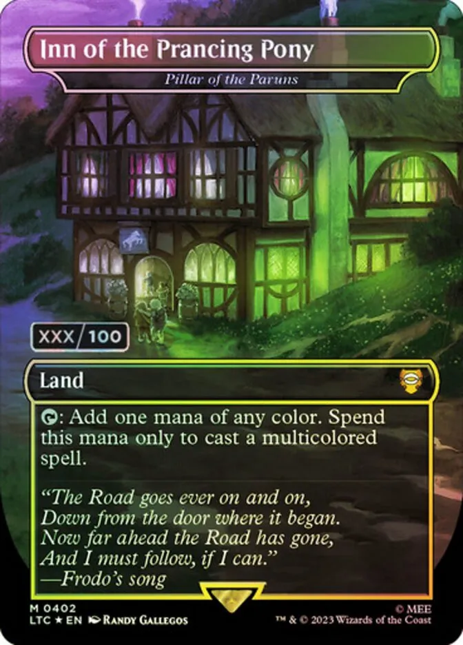 2023 Tales of Middle-earth Commander Pillar of the Paruns #402z mythic card image