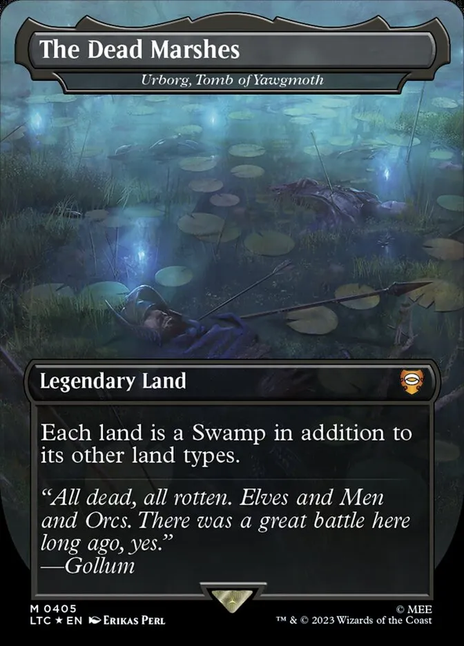 2023 Tales of Middle-earth Commander Urborg, Tomb of Yawgmoth #405 mythic card image