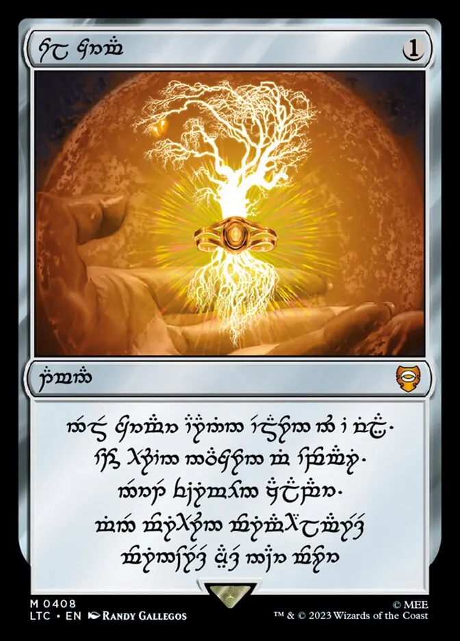 2023 Tales of Middle-earth Commander Sol Ring #408 mythic card image
