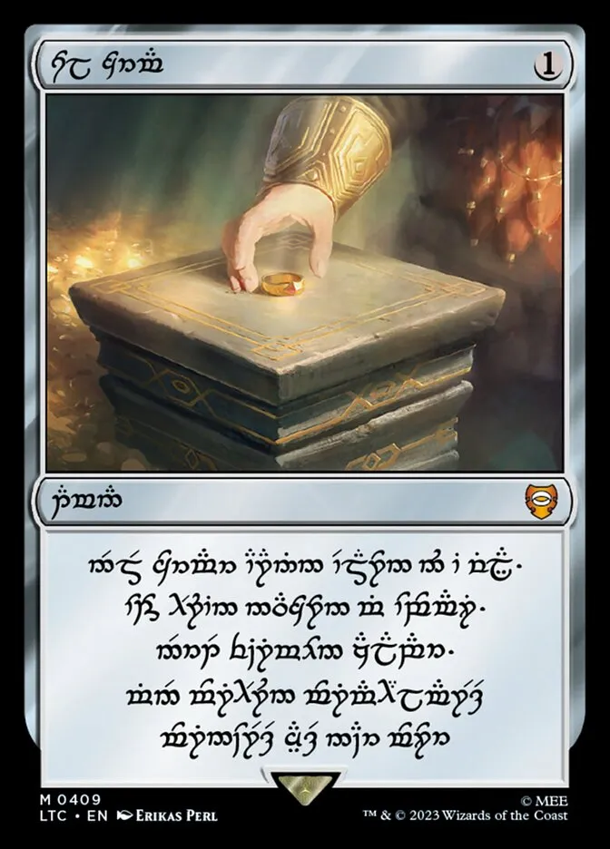 2023 Tales of Middle-earth Commander Sol Ring #409 mythic card image