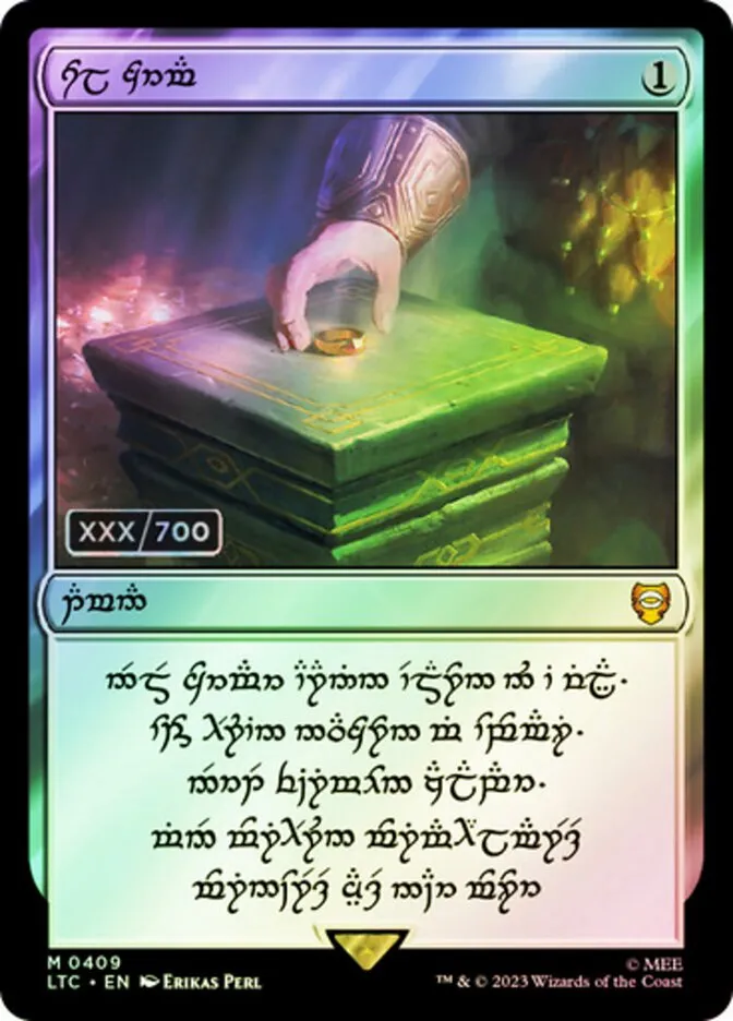 2023 Tales of Middle-earth Commander Sol Ring #409z mythic card image