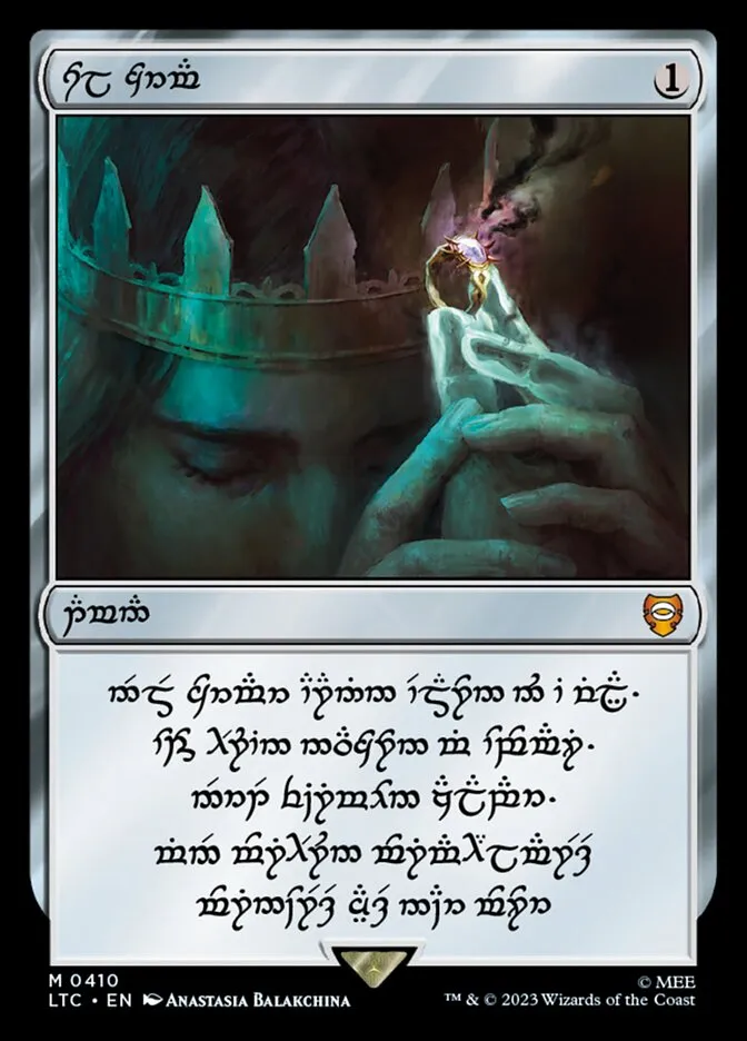 2023 Tales of Middle-earth Commander Sol Ring #410 mythic card image