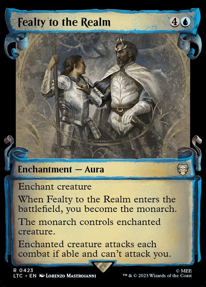 2023 Tales of Middle-earth Commander Fealty to the Realm #423 rare card image