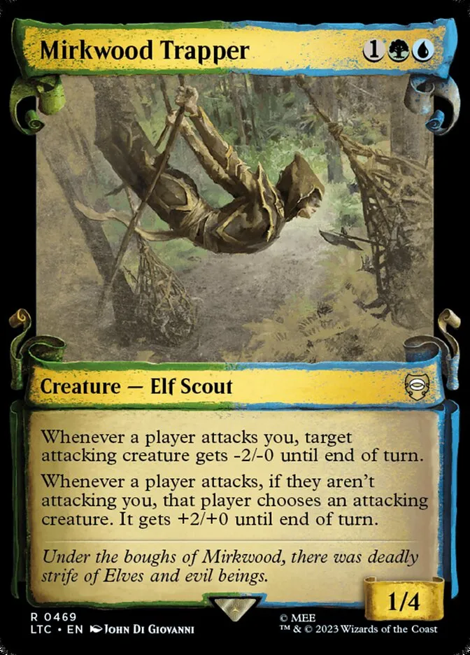 2023 Tales of Middle-earth Commander Mirkwood Trapper #469 rare card image