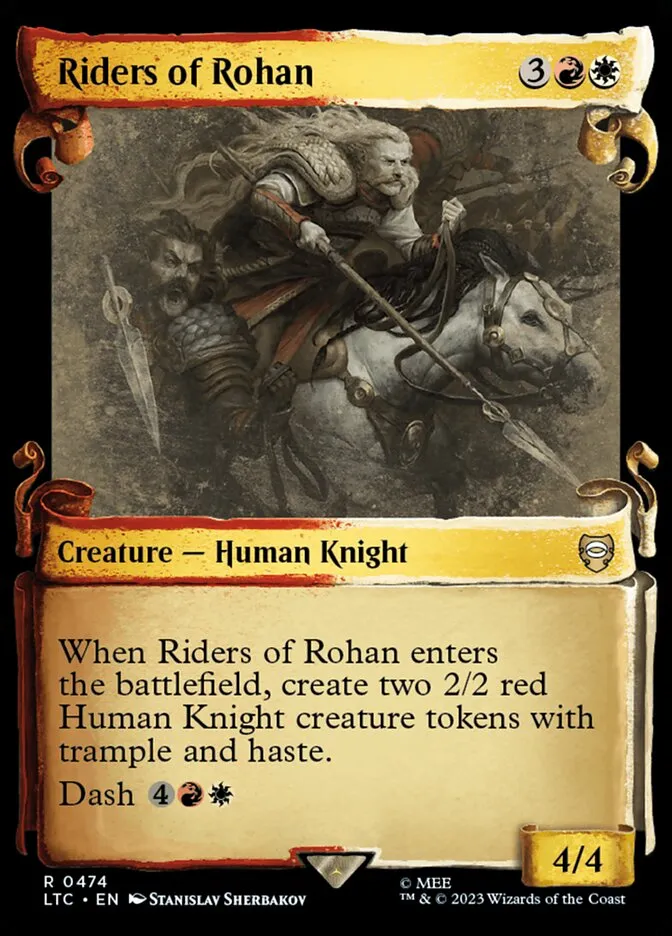 2023 Tales of Middle-earth Commander Riders of Rohan #474 rare card image