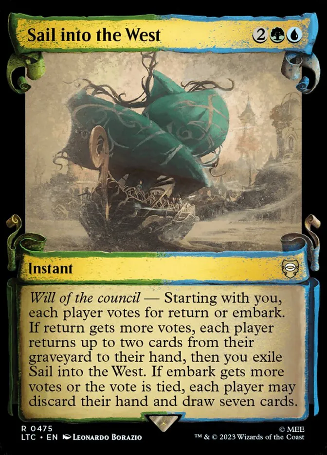 2023 Tales of Middle-earth Commander Sail into the West #475 rare card image