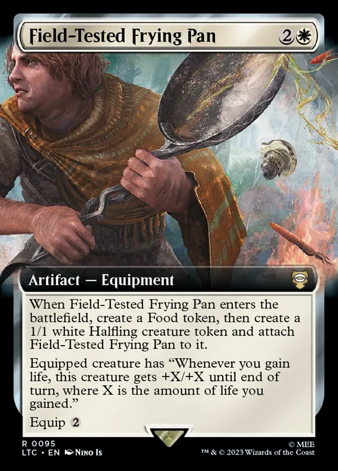 2023 Tales of Middle-earth Commander Field-Tested Frying Pan #95 rare card image
