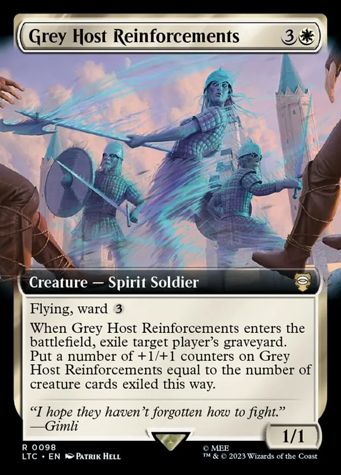 2023 Tales of Middle-earth Commander Grey Host Reinforcements #98 rare card image