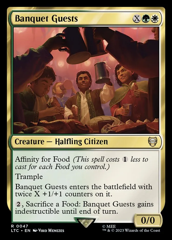 2023 Tales of Middle-earth Commander Banquet Guests #47 rare card image