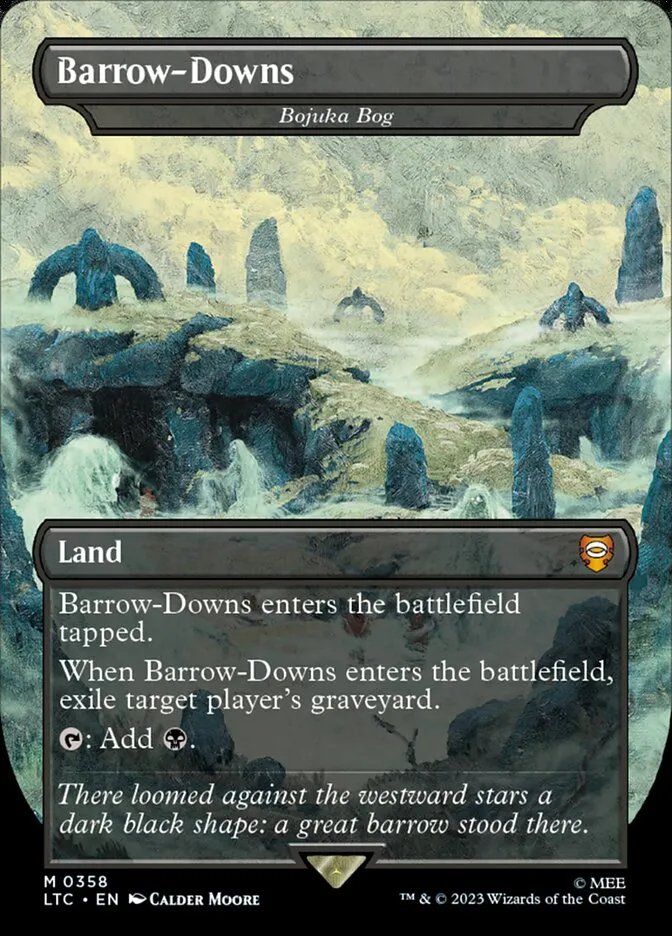 2023 Tales of Middle-earth Commander Bojuka Bog #358 mythic card image