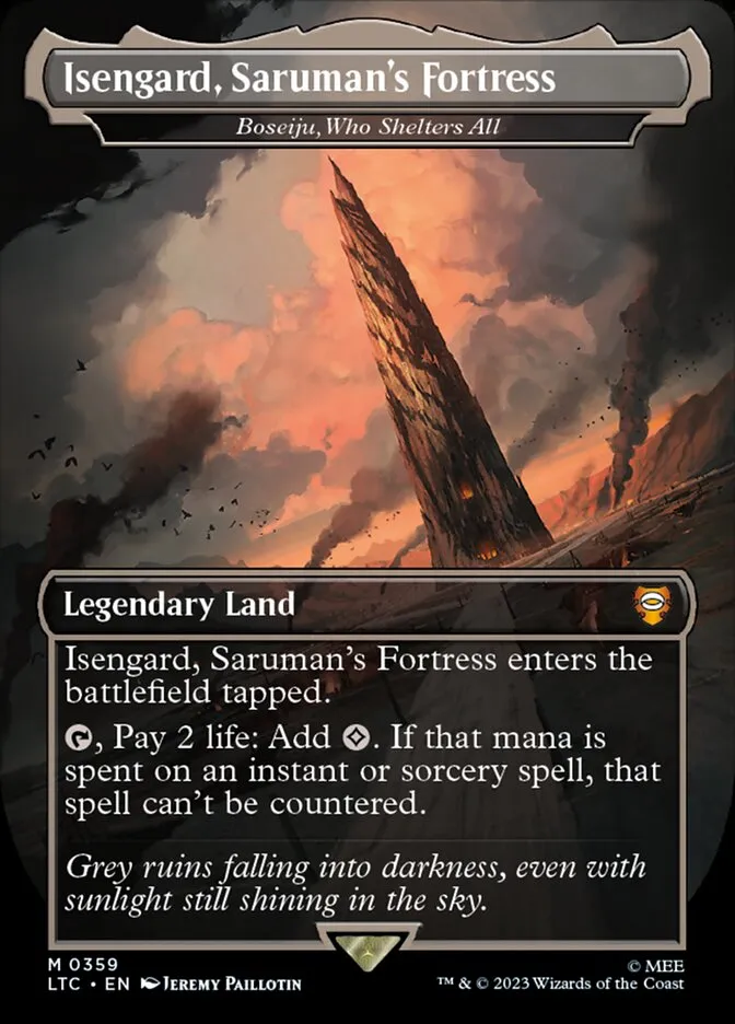2023 Tales of Middle-earth Commander Boseiju, Who Shelters All #359 mythic card image
