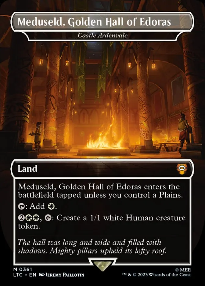 2023 Tales of Middle-earth Commander Castle Ardenvale #361 mythic card image