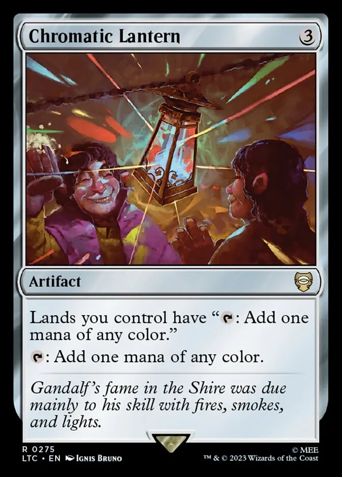 2023 Tales of Middle-earth Commander Chromatic Lantern #275 rare card image