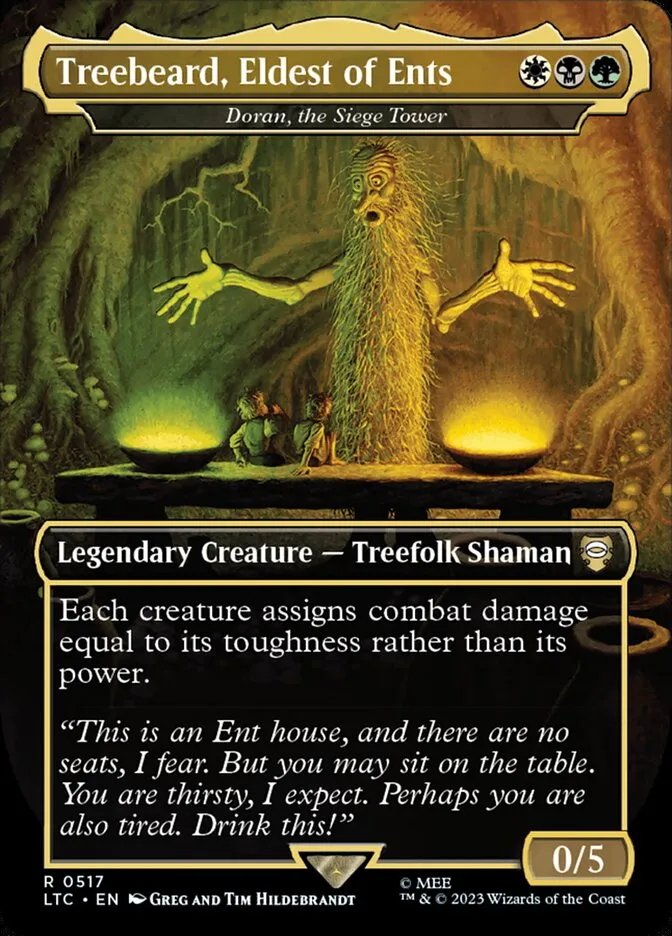 2023 Tales of Middle-earth Commander Doran, the Siege Tower #517 rare card image