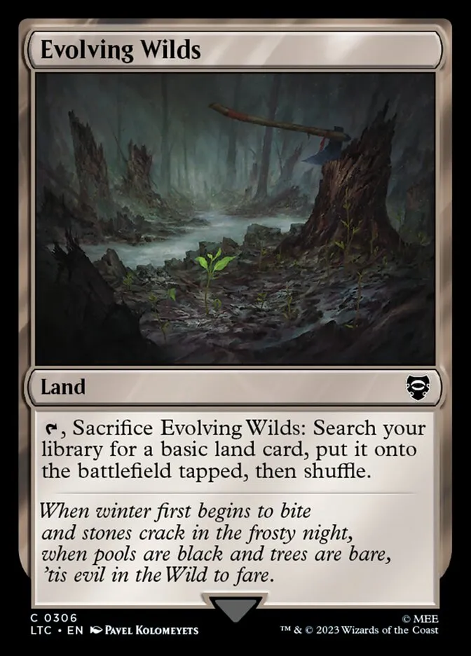 2023 Tales of Middle-earth Commander Evolving Wilds common #306 common card image