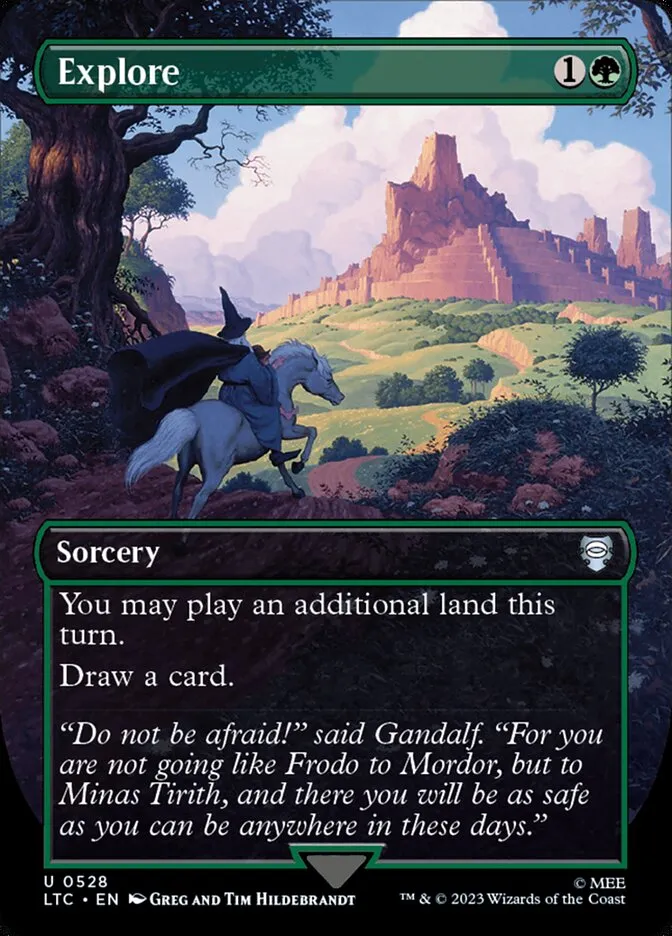 2023 Tales of Middle-earth Commander Explore #528 uncommon card image