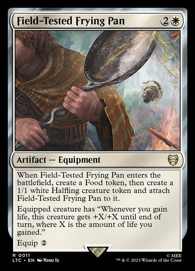 2023 Tales of Middle-earth Commander Field-Tested Frying Pan #11 rare card image