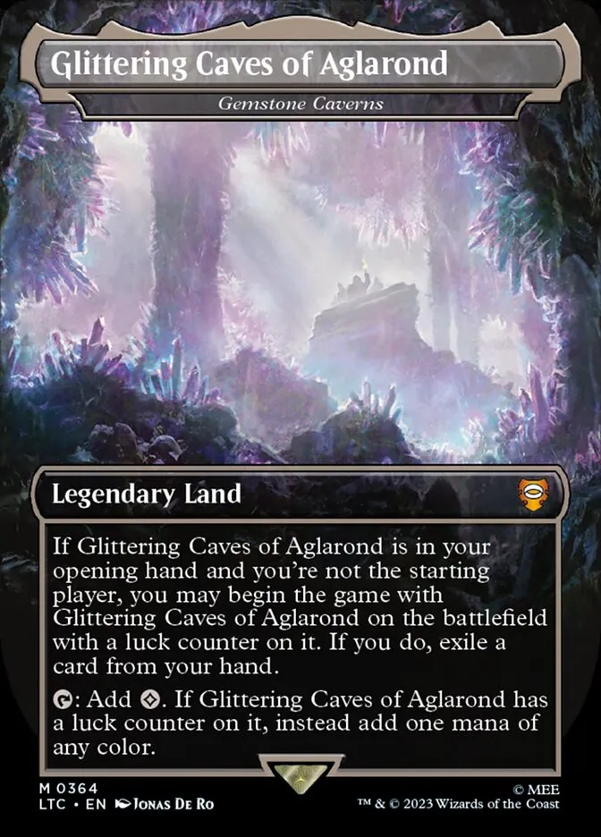 2023 Tales of Middle-earth Commander Gemstone Caverns #364 mythic card image