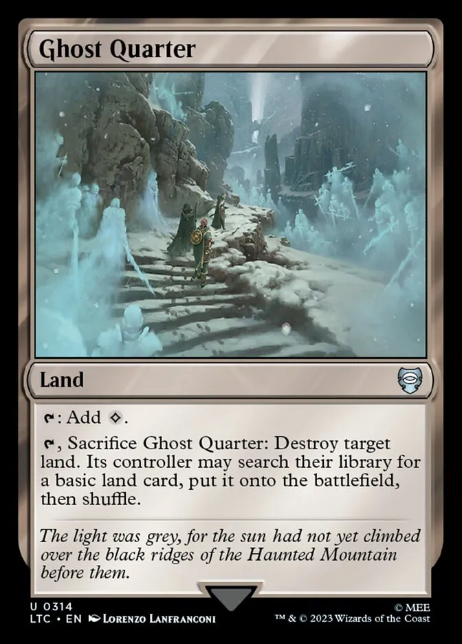 2023 Tales of Middle-earth Commander Ghost Quarter #314 uncommon card image