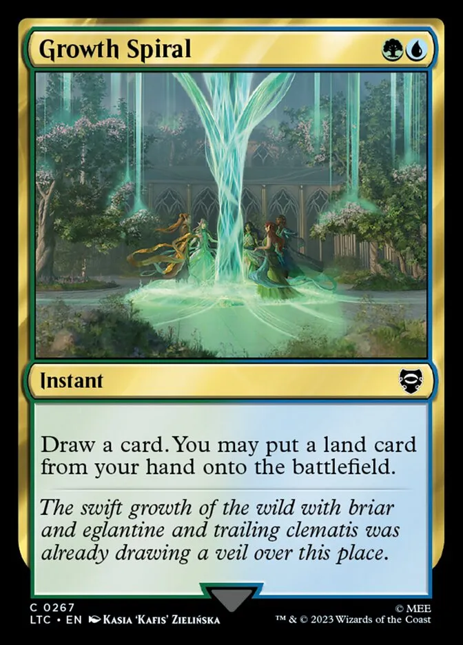 2023 Tales of Middle-earth Commander Growth Spiral common #267 common card image