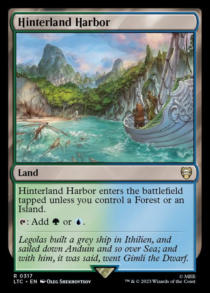2023 Tales of Middle-earth Commander Hinterland Harbor #317 rare card image