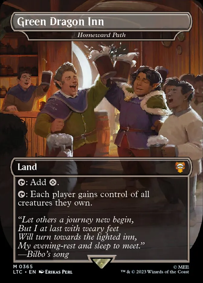 2023 Tales of Middle-earth Commander Homeward Path #365 mythic card image