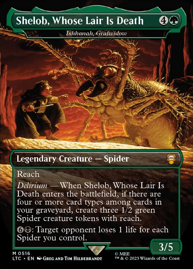 2023 Tales of Middle-earth Commander Ishkanah, Grafwidow #516 mythic card image