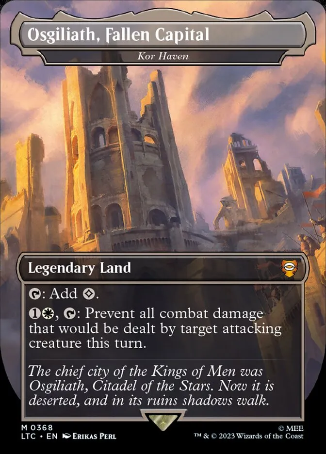 2023 Tales of Middle-earth Commander Kor Haven #368 mythic card image