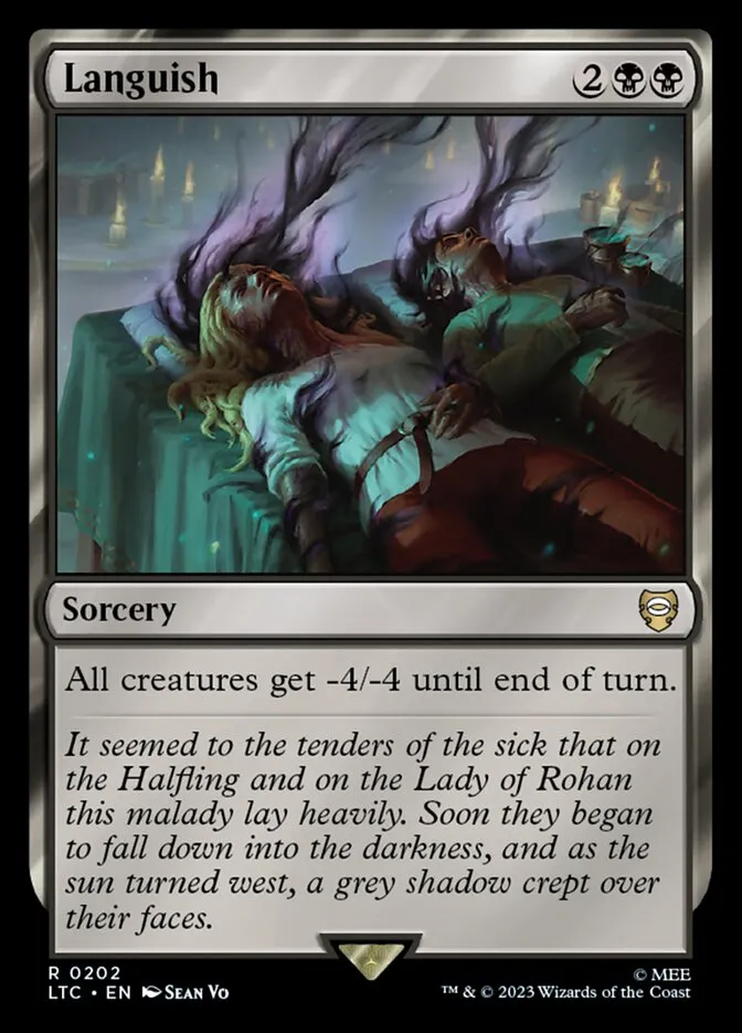 2023 Tales of Middle-earth Commander Languish #202 rare card image