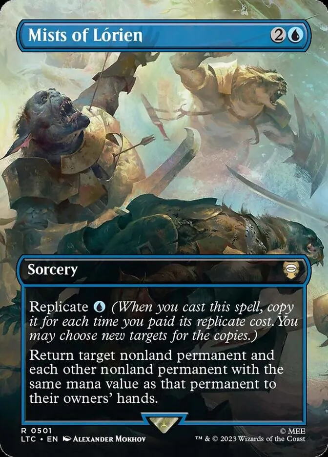 2023 Tales of Middle-earth Commander Mists of Lórien #501 rare card image