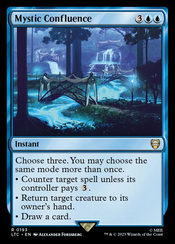 2023 Tales of Middle-earth Commander Mystic Confluence #193 rare card image