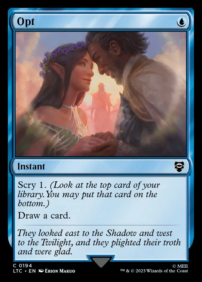 2023 Tales of Middle-earth Commander Opt common #194 common card image