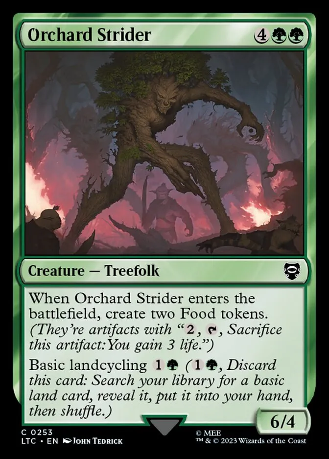 2023 Tales of Middle-earth Commander Orchard Strider common #253 common card image