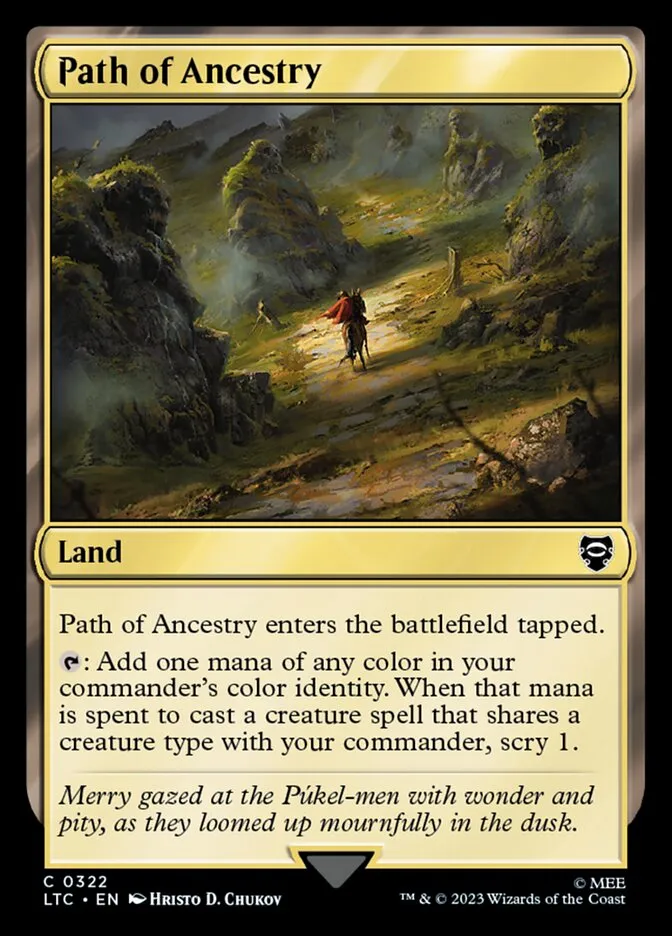 2023 Tales of Middle-earth Commander Path of Ancestry common #322 common card image