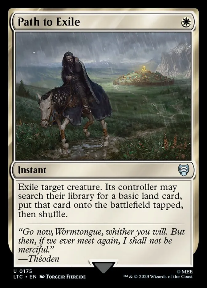 2023 Tales of Middle-earth Commander Path to Exile #175 uncommon card image
