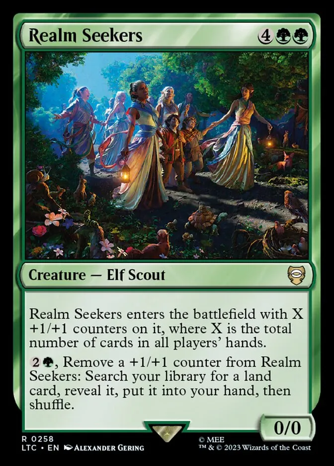 2023 Tales of Middle-earth Commander Realm Seekers #258 rare card image