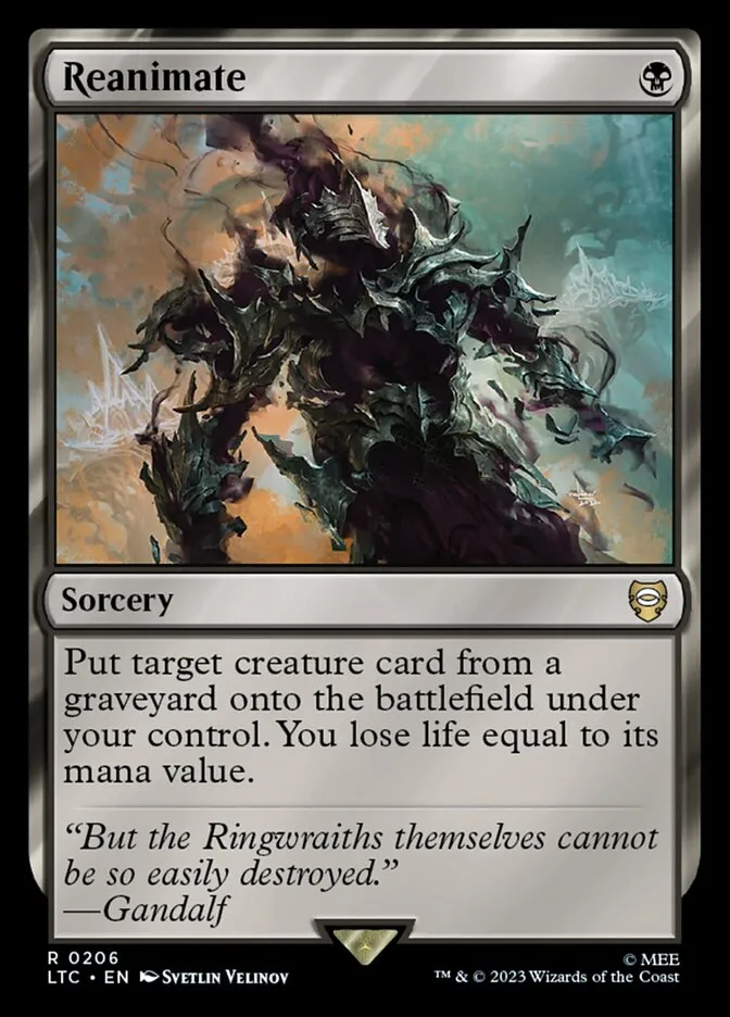 2023 Tales of Middle-earth Commander Reanimate #206 rare card image