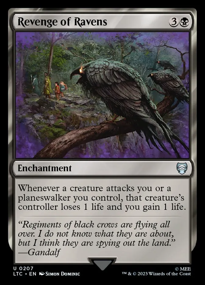 2023 Tales of Middle-earth Commander Revenge of Ravens #207 uncommon card image