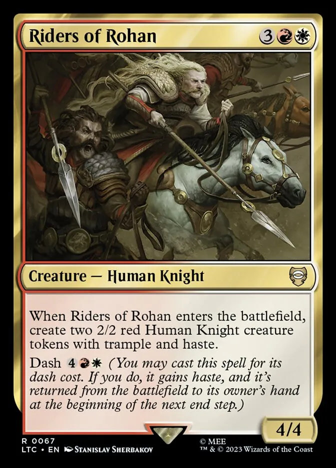 2023 Tales of Middle-earth Commander Riders of Rohan #67 rare card image