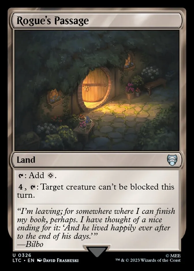2023 Tales of Middle-earth Commander Rogue's Passage #326 uncommon card image