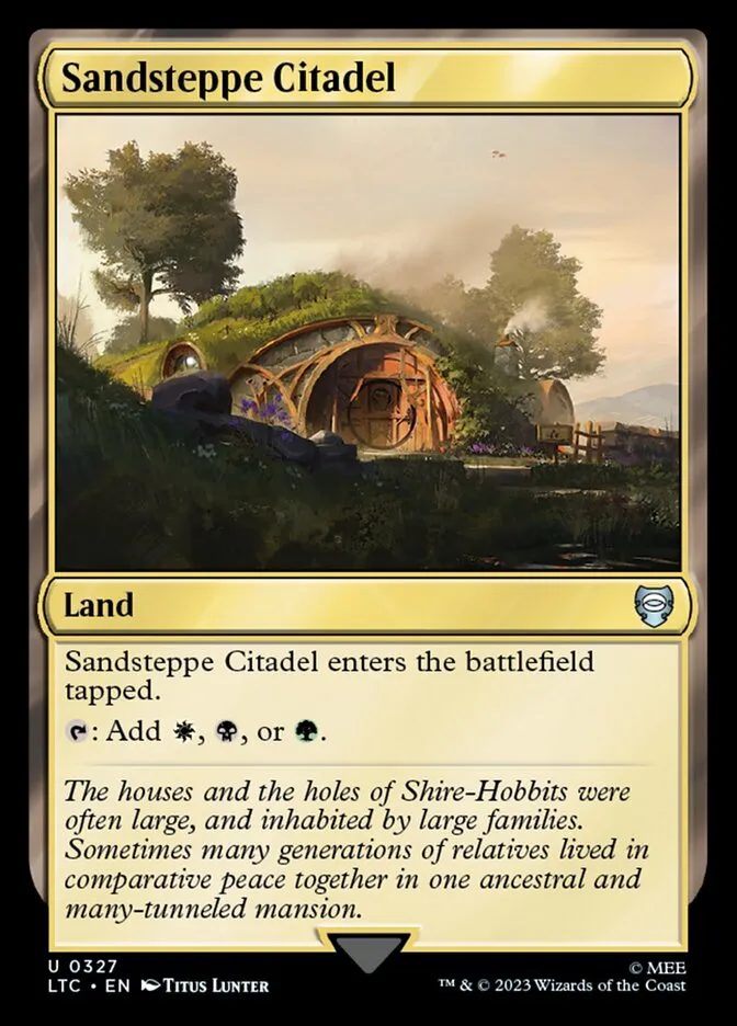2023 Tales of Middle-earth Commander Sandsteppe Citadel #327 uncommon card image