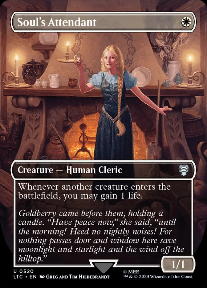 2023 Tales of Middle-earth Commander Soul's Attendant #520 uncommon card image