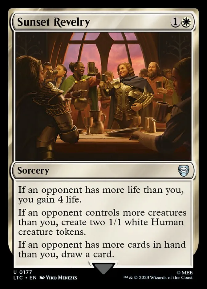 2023 Tales of Middle-earth Commander Sunset Revelry #177 uncommon card image