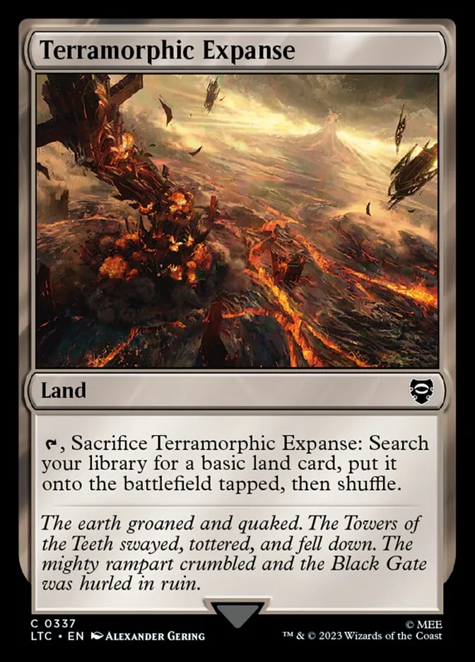 2023 Tales of Middle-earth Commander Terramorphic Expanse common #337 common card image